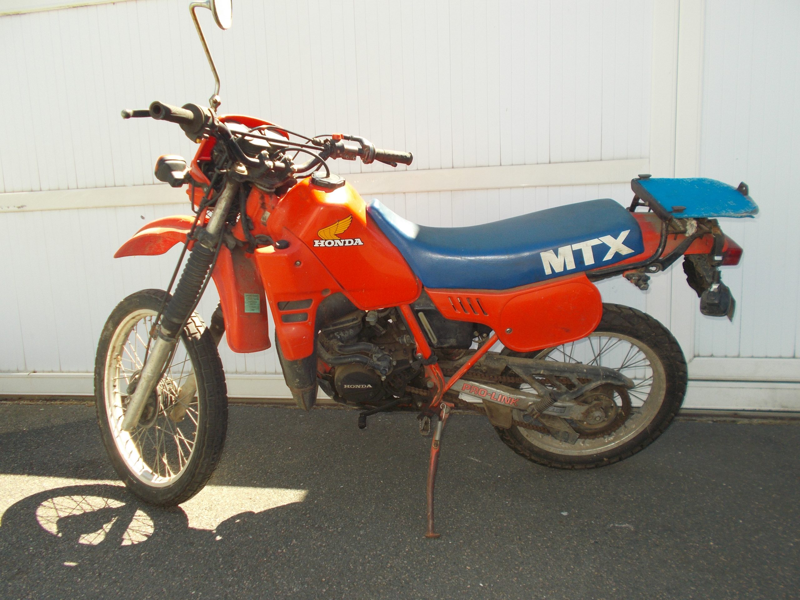 Honda 125 Mtx Debridage